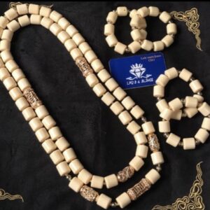 Two white beads four braclets