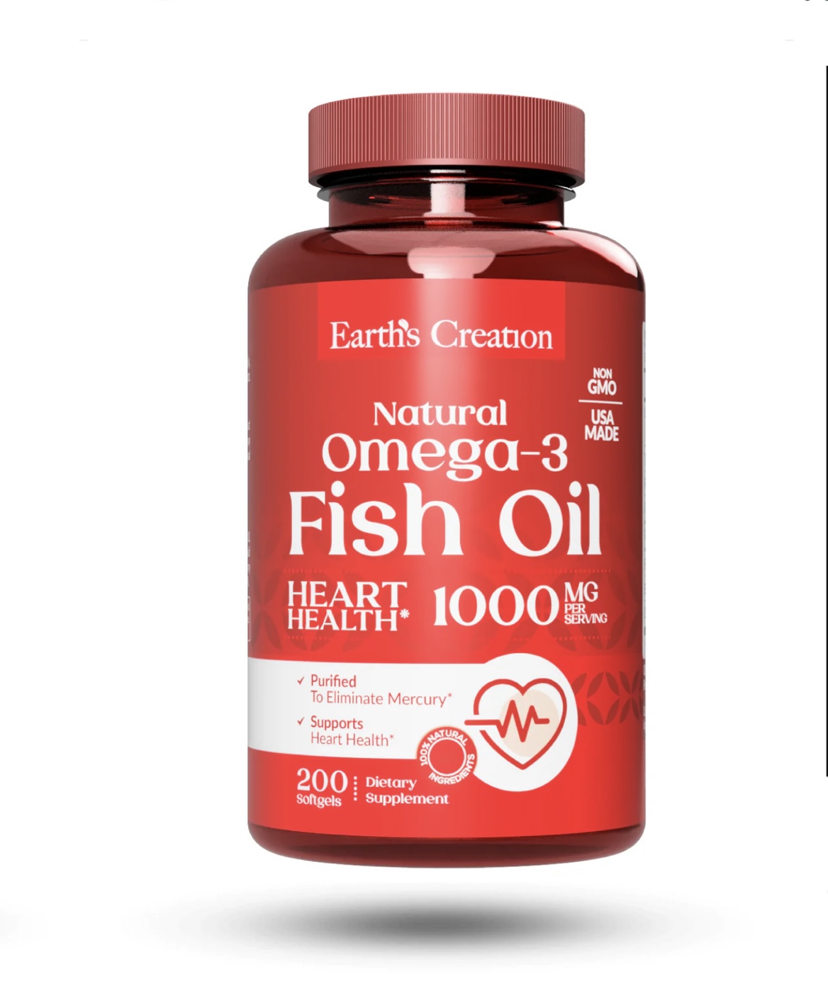 Earth's Creation Omega 3 , Fish Oil