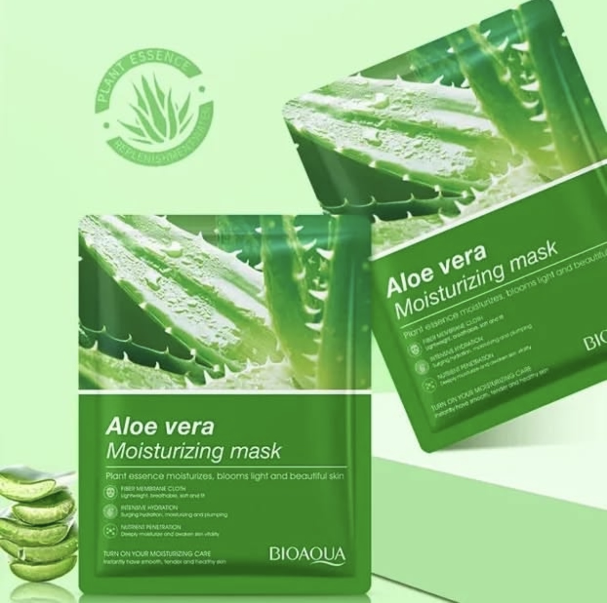 BIOAQUA Aloe Vera Moisturizing Facial Sheet Mask