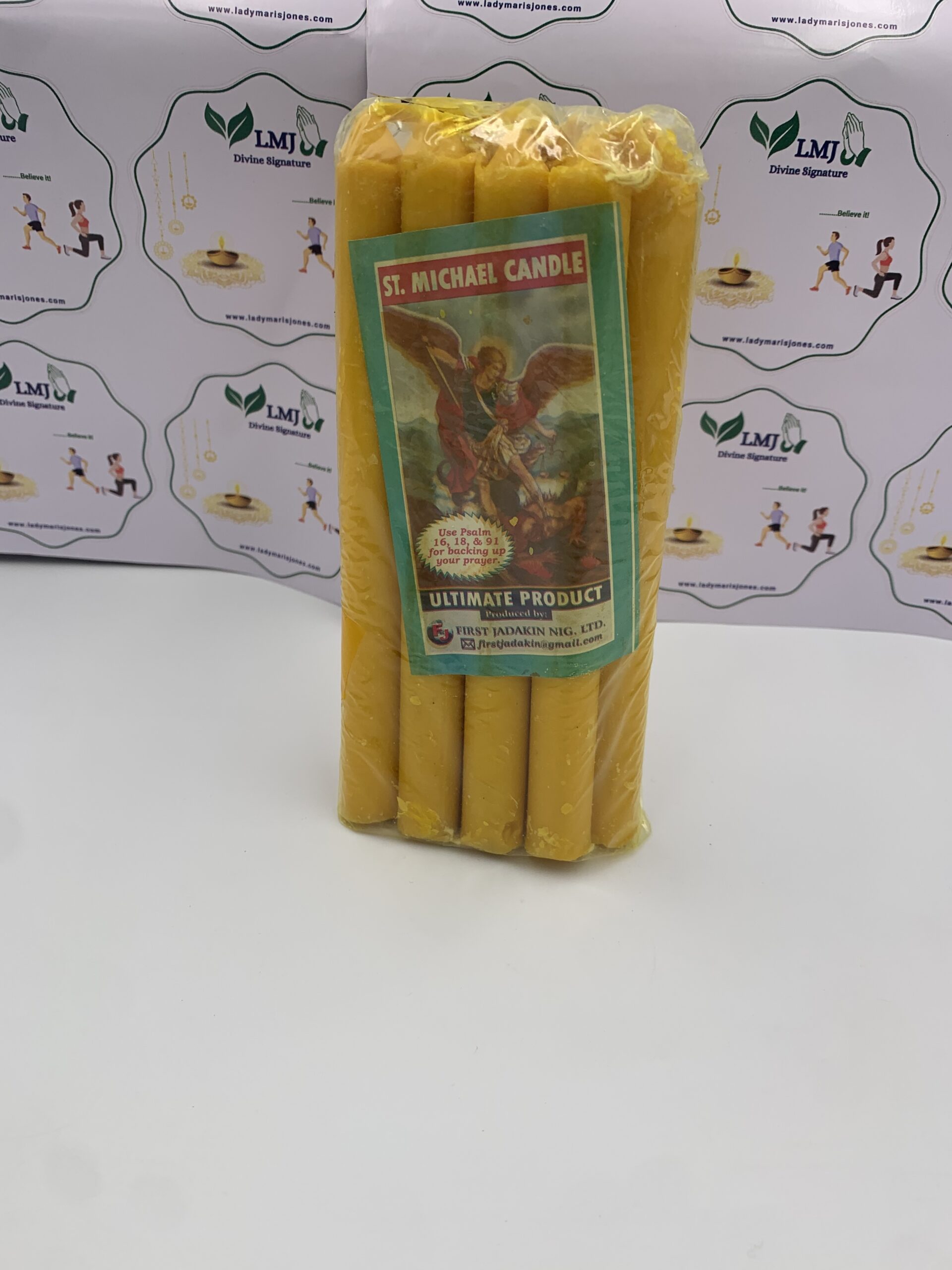 Yellow candle