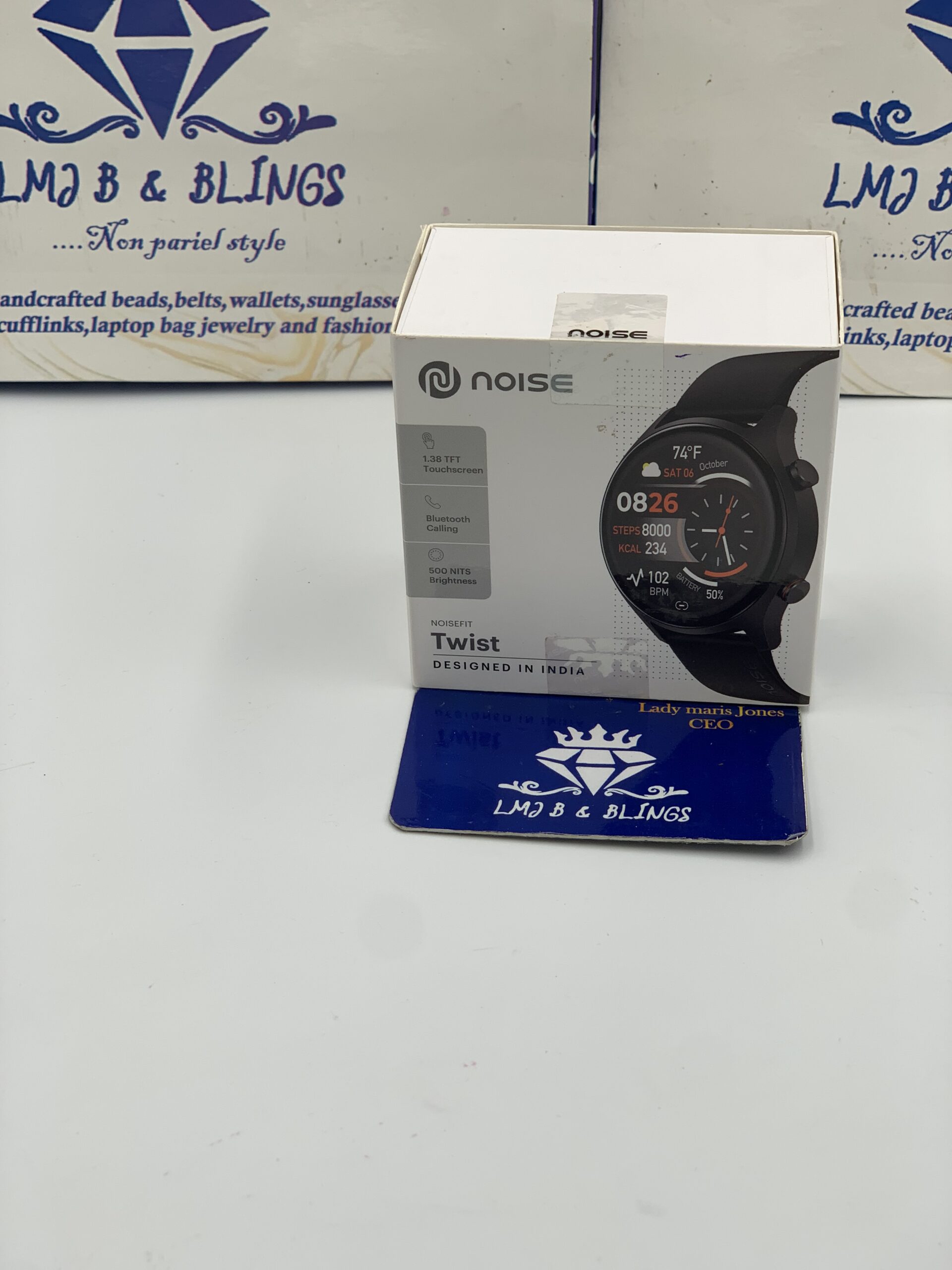 Noise Twist Round dial Smart Watch (Jet Black)