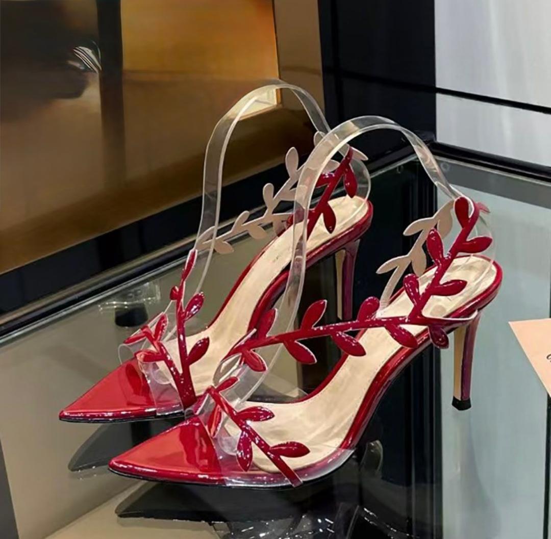 Leaf Wrap Around Stiletto High Heeled - Image 2