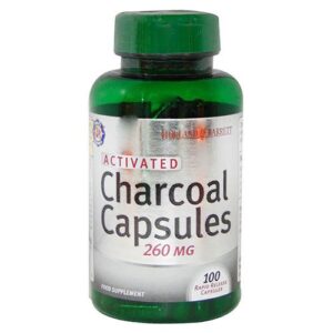 Holland & Barrett Charcoal 260 mg 100 Capsules