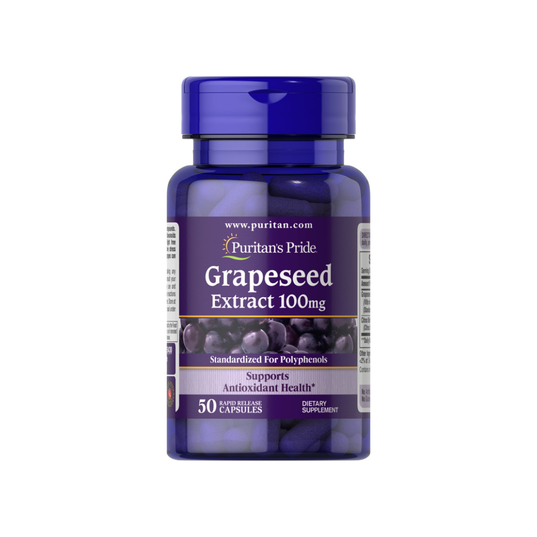 Puritan’s Pride Grapeseed Extract 100mg 50 capsules