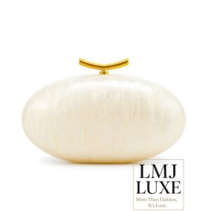Beautiful Chic Acrylic Clutch (White)