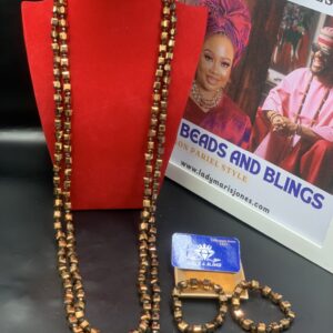 Choco sugar beads (Two tier beads)