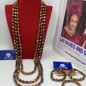 Choco sugar beads (Three tier beads)