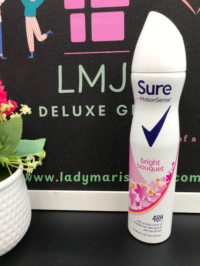 Sure Women Motion Sense Antiperspirant Deodorant, Bright Bouquet, 250ml