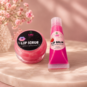 Lip balm and scrub