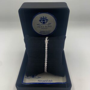Tennis, Sterling Silver Cubic Zircon Bracelet