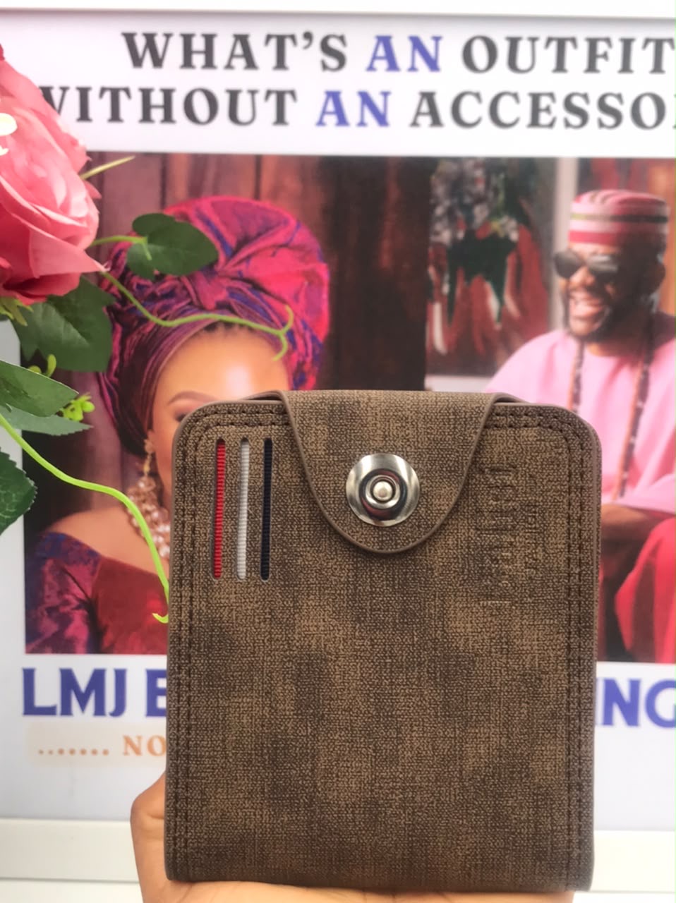 small pocket leather wallet for men - Image 3
