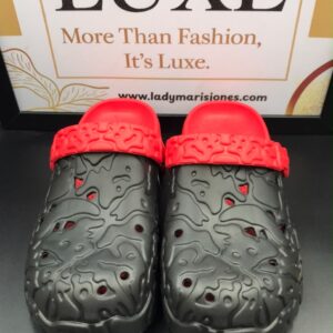 Crocs Clog Red and Black design