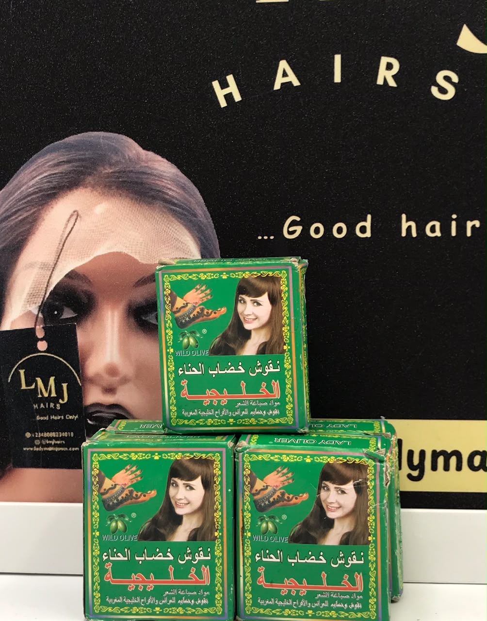 Wild OLIVE Fashionable Black Henna Powder