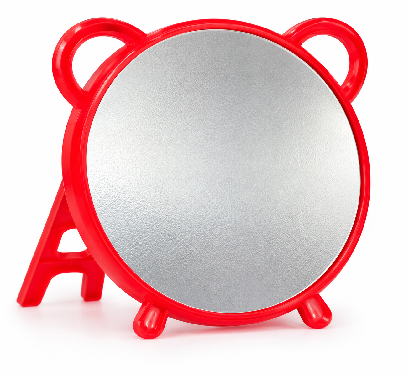 Cute Cat Ear Shaped Tabletop Makeup Vanity Mirror with Stand - Image 2