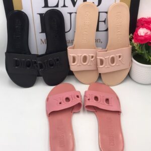 Christian Dior-branded women's slides