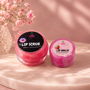lip scrub and lip balm