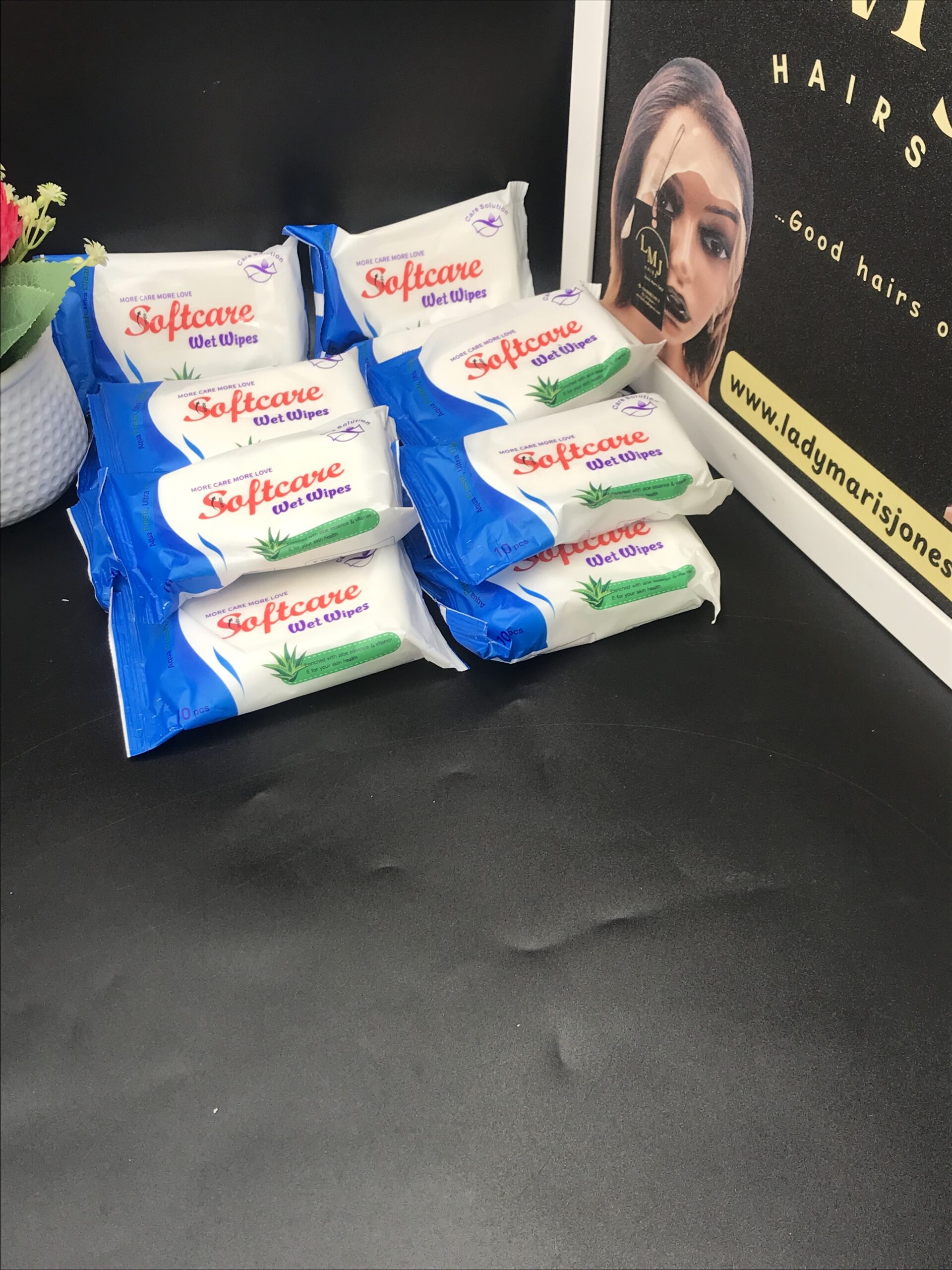 small soft care wipes