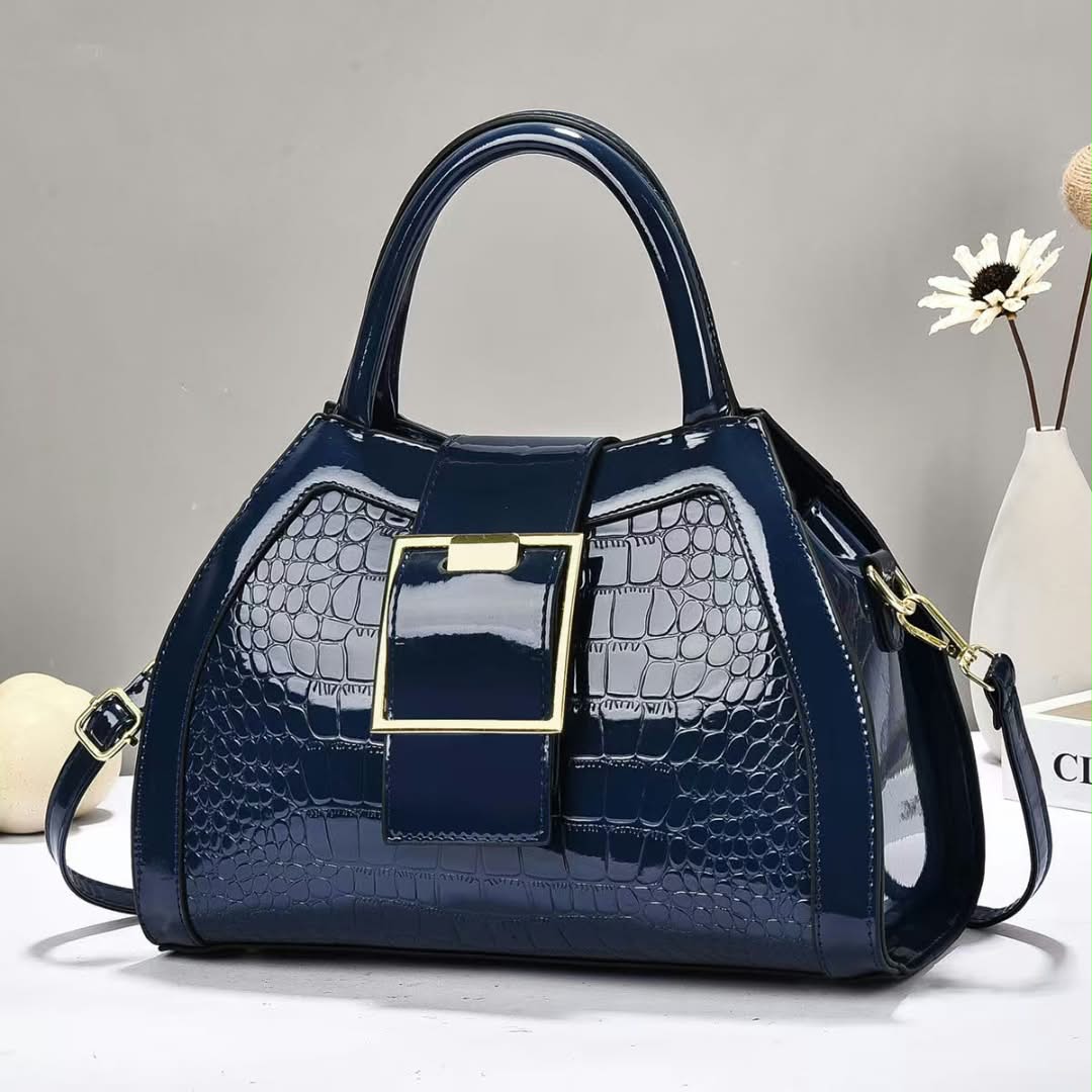 Women Crocodile Structured design Handbag - Image 2
