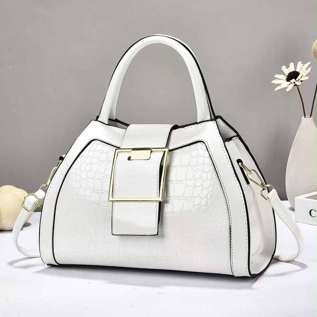 Women Crocodile Structured design Handbag