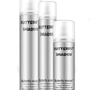 butterfly shadow hair spray
