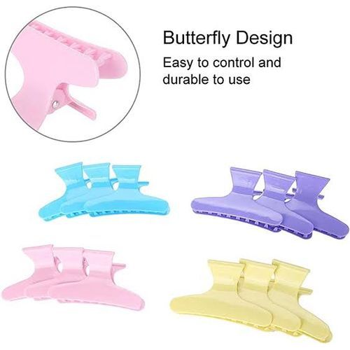 butterfly hair claw clips