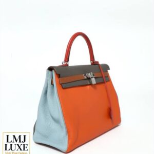 Women Luxury Structured Top Handle Handbag