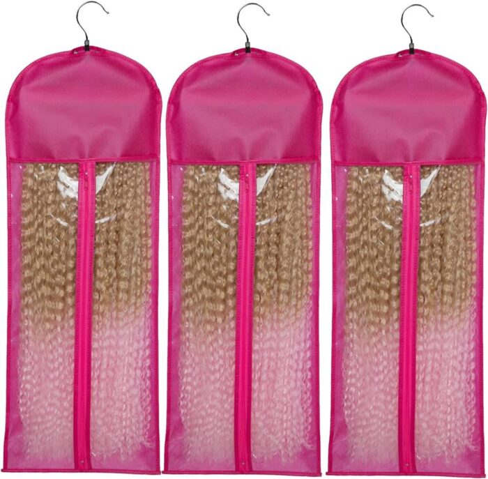 Wig Storage Bags with Hangers - Image 3